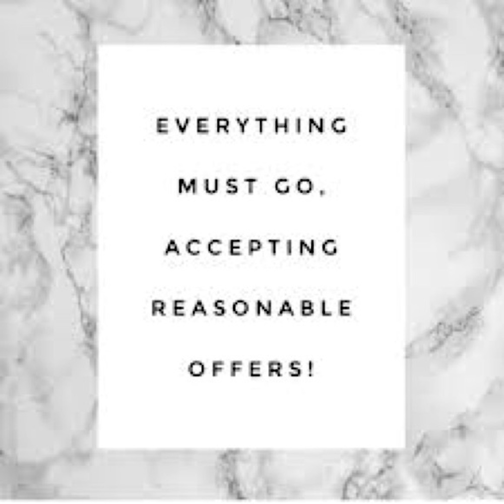 REASONABLE OFFERS ACCEPTED!
